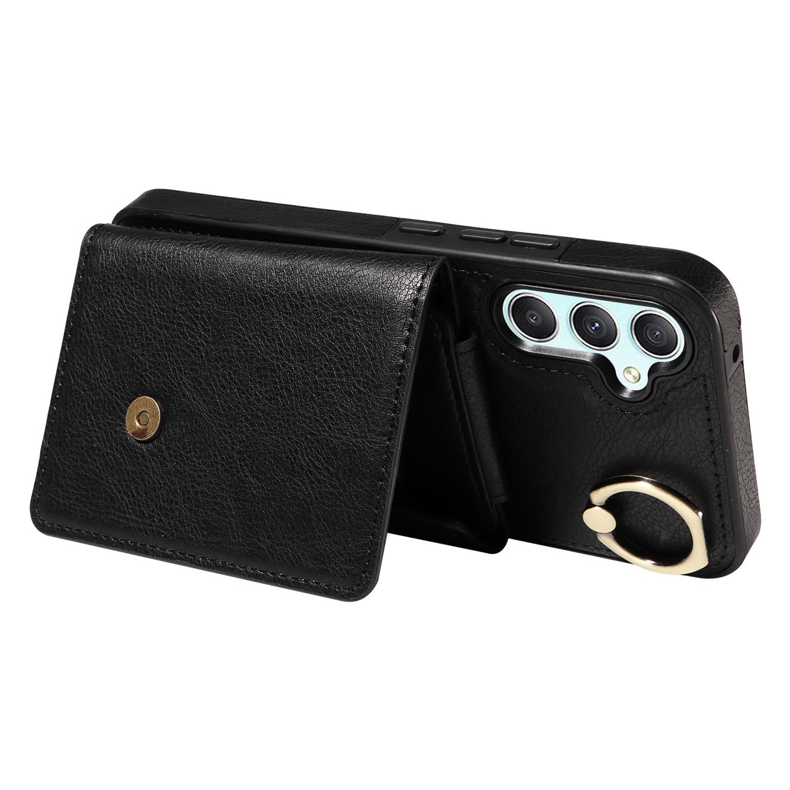 002 Litchi Texture Phone Shell for Samsung Galaxy A34 5G Ring Kickstand Card Bag Leather TPU Case with Shoulder Strap 002 Litchi Texture Phone Shell for Samsung Galaxy A34 5G Ring Kickstand Card Bag Leather TPU Case with Shoulder Strap